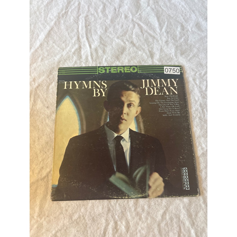 Harmony Hymns By Jimmy Dean Vinyl LP Record Black Good Gospel Country HS 11042